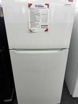 😁 Frigidaire Top-Freezer Refrigerator – White 