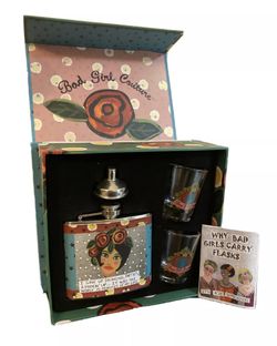 Bad Girl Couture Flask Set