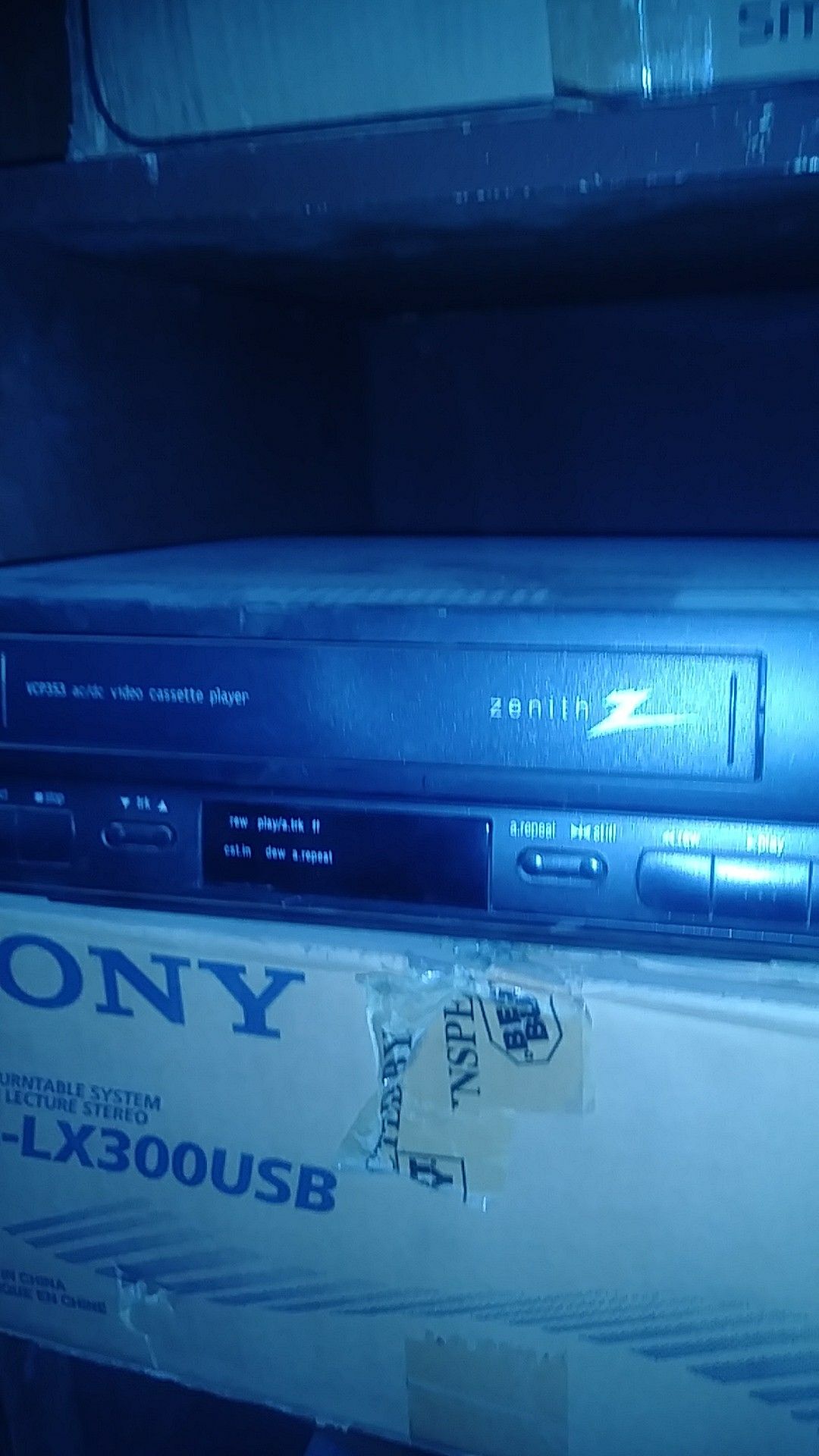 Zenith 12v VHS Player