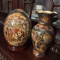 China Egg & Vase