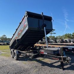 Horizon 7 x 14 High Side Dump Trailer 14k
