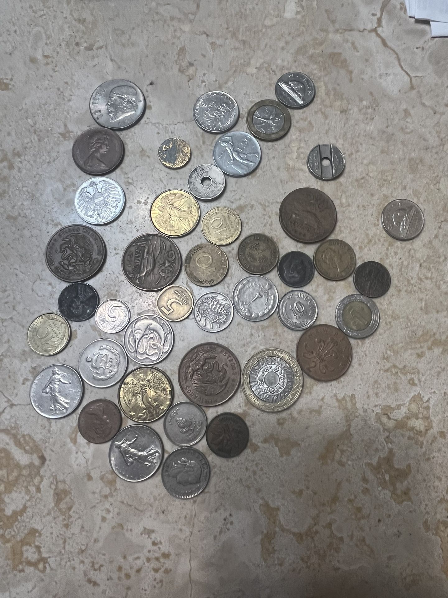 Lot Of All Foreign Coins