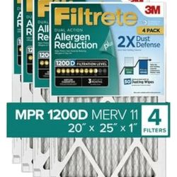 (4) 20x25 Air Filter
