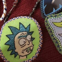 Rick And Morty Beaded Necklace 