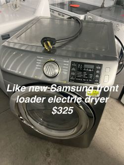 Like New Samsung front Loander Electric dryer