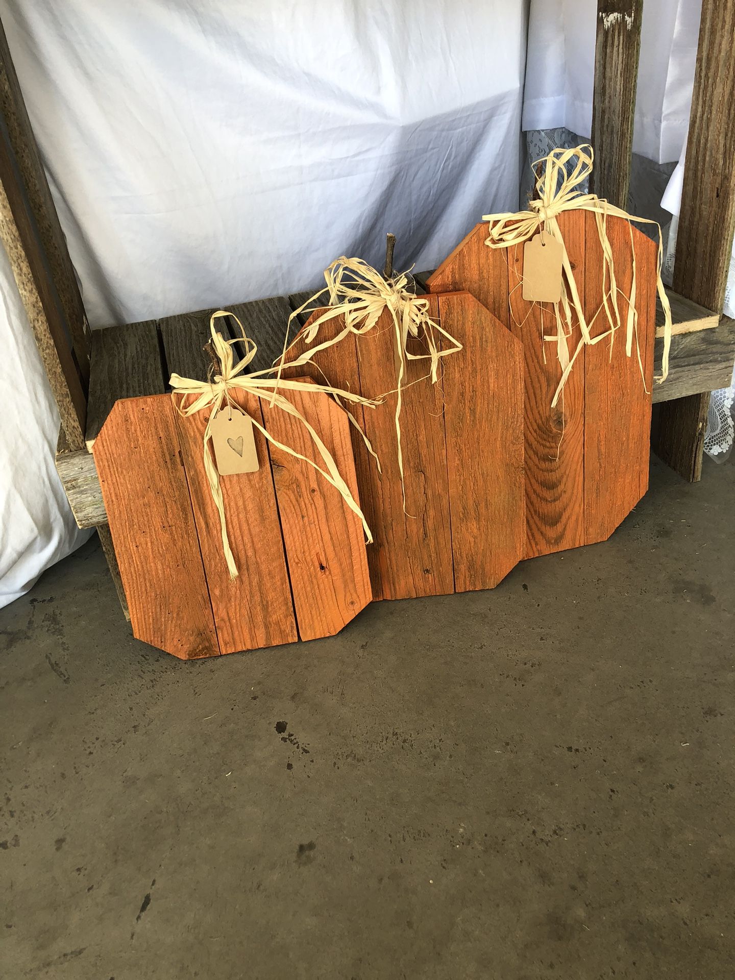 Wooden pumpkins Handmade