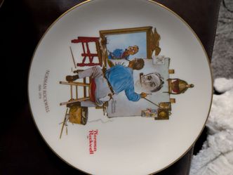 Norman Rockwell plates