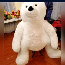 Giant White Teddy Bear