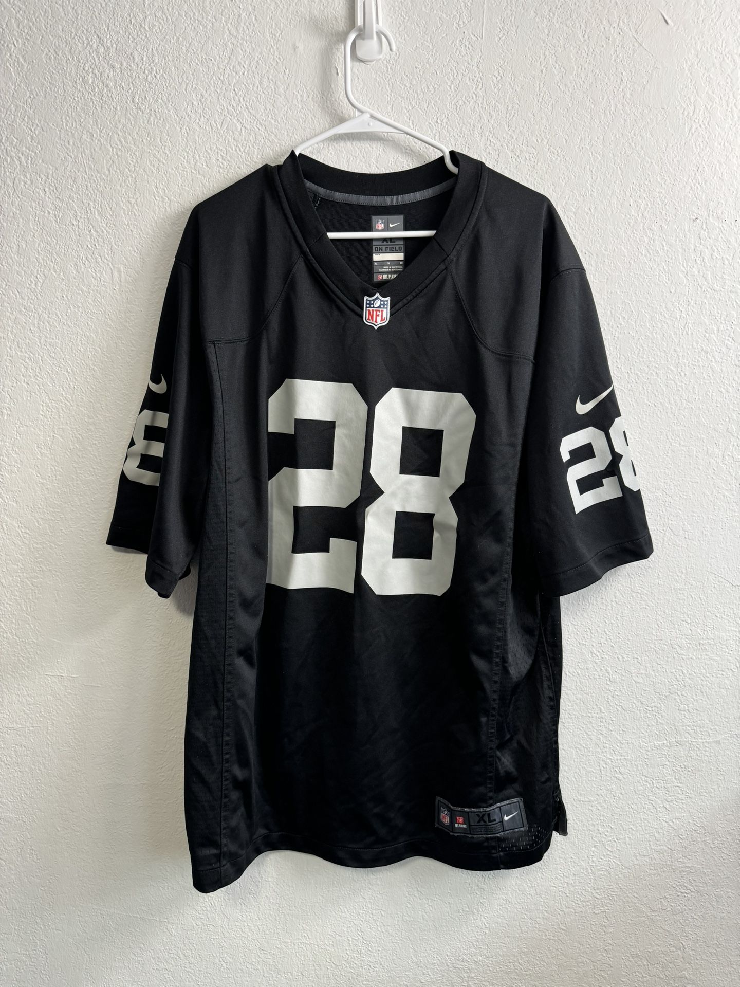 Size XL - Nike On Field Oakland Raiders Josh Jacobs NFL Jersey Black