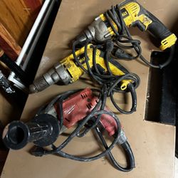 3 Taladros Trabajan Bien Listos Para Trabajar 