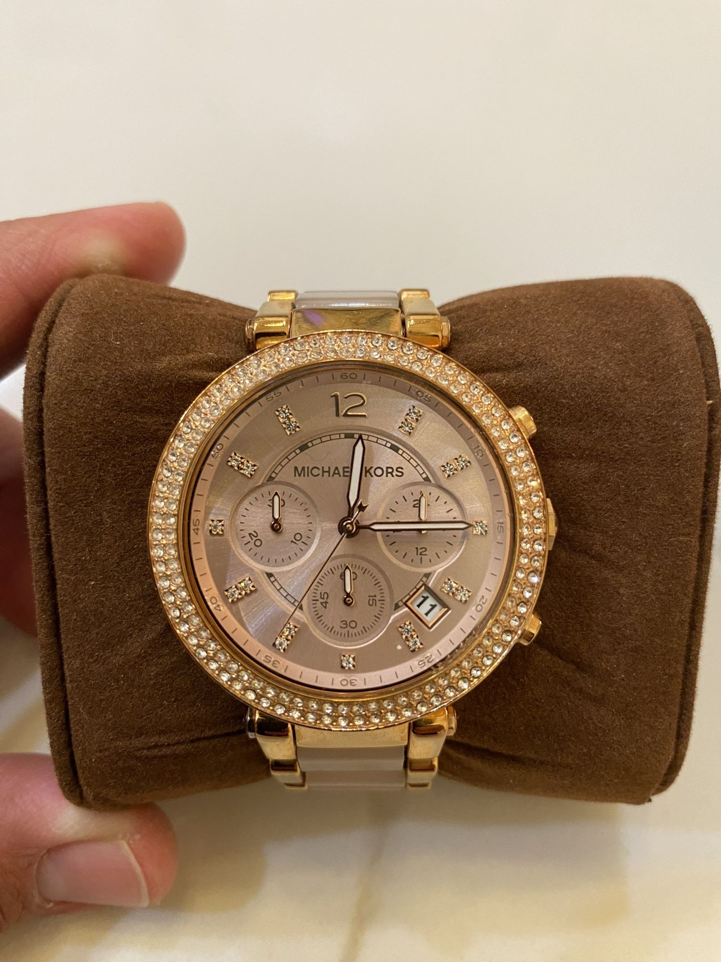 MK Michael Kors Rose Gold Watch Woman’s