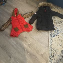 Kids Girls Jacket Size 6 Selling Both Together For 35.00 need gone today