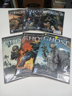 Modern Warfare 2 Ghost #1-6 comic books. Complete set