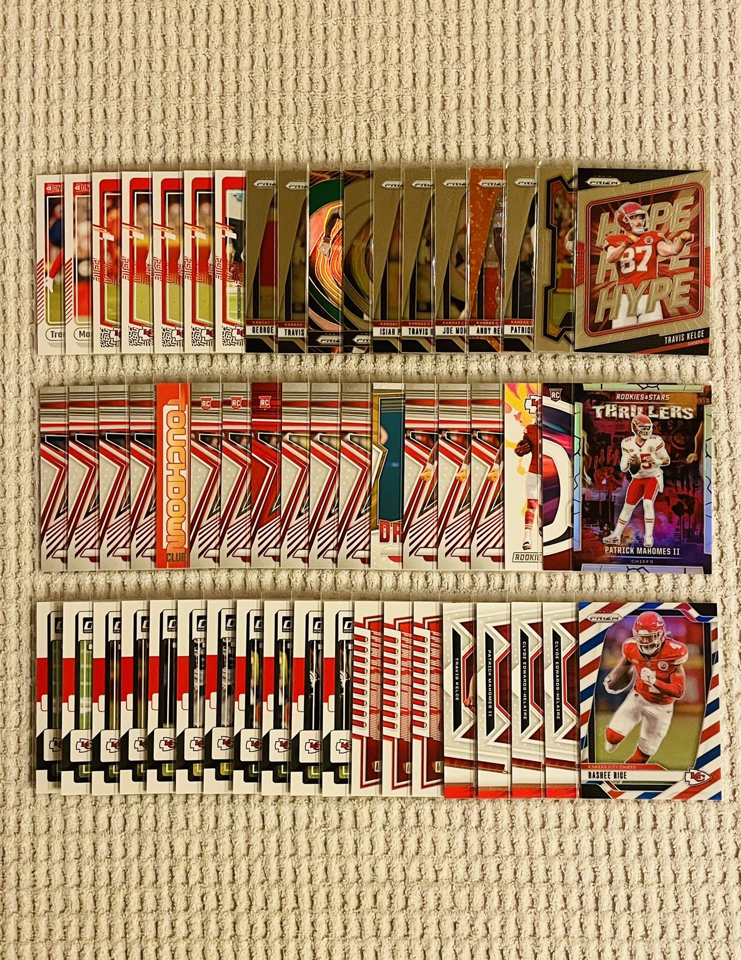 Kansas City Chiefs 68 Card Football Lot!