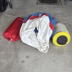 Storm sail, a 150% Genoa. And a spinnaker sail for a 22’ Catalina sailboat.