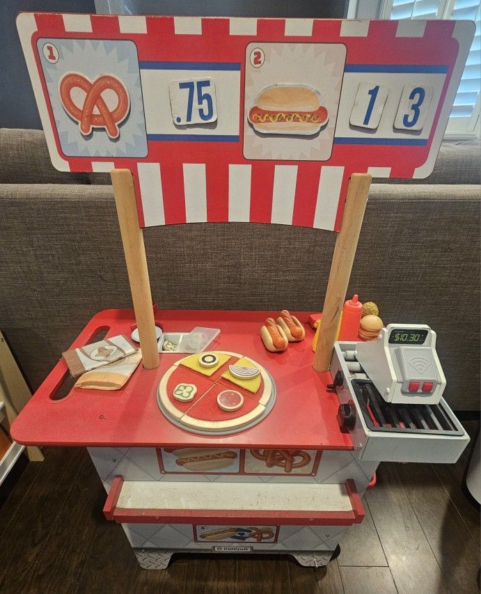 Kidkraft Pizza Snack Stand Pretend Play