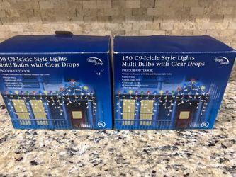 Christmas icicle string lites