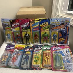 Kenner Marvel Legends Retro Lot of 12 Action Figures 3.75" New Sealed HASBRO 