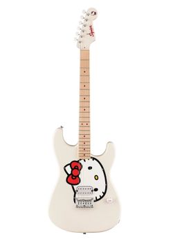 Fender Squier Hello Kitty Stratocaster Guitar