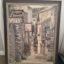 L’auerge cafe Paris home goods painting