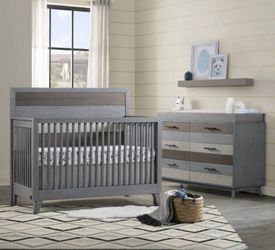 Soho baby crib and dresser