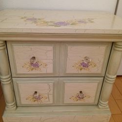 Two Antique SideNight Table