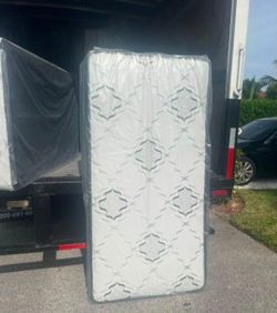 New Twin Size Mattress Free Boxspring COLCHONES Individuales Nuevos Twin Bed 