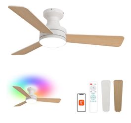 42-Inch Ceiling Fans with Lights White