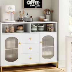 White Side Board / White Console 