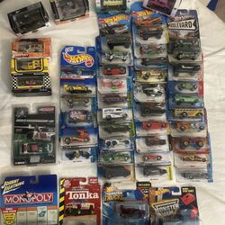LOT OF 47 RANDOM CARS HOT WHEELS/JOHNNY LIGHTNING /TONKA /M2  All NEW 