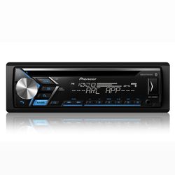 Pioneer DEH-S4000BT Single-DIN In-Dash CD Receiver Car Radio With Bluetooth And Cables