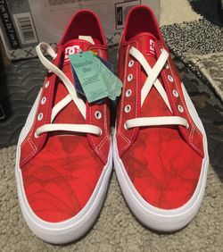Dc skateboard  shoes Evan smith  red/white ((NEW))