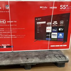 55” TCL Smart 4k Led Uhd Tv 
