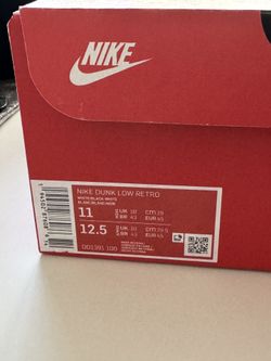 Size 11 Nike Dunk Low Panda Men