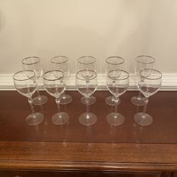 Lenox Crystal Wine/Water Goblets