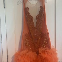 Orange Prom Dress