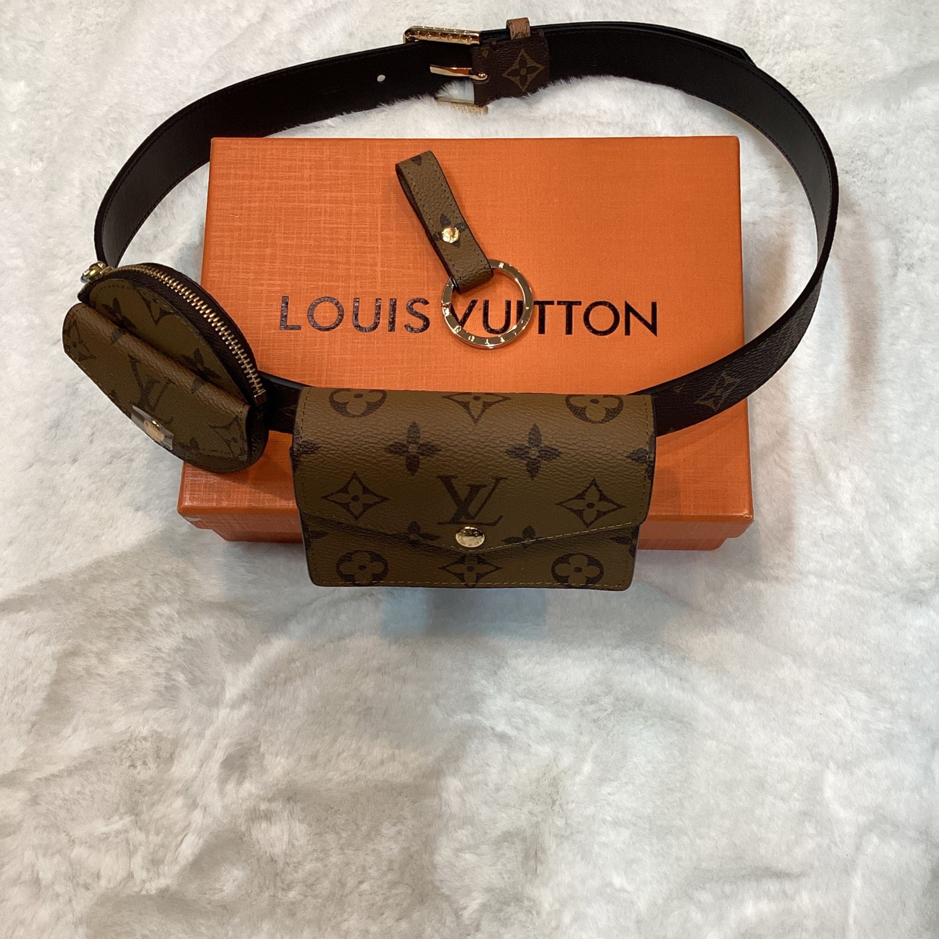 Louis Vuitton  Belt Pouch  And Keychain 
