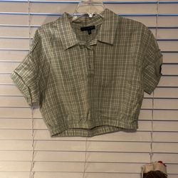 Plaid Crop Top