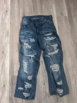 IG Brand Rhinestone Jeans