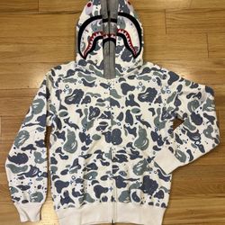 Bape Camo Shark Double Hoodie