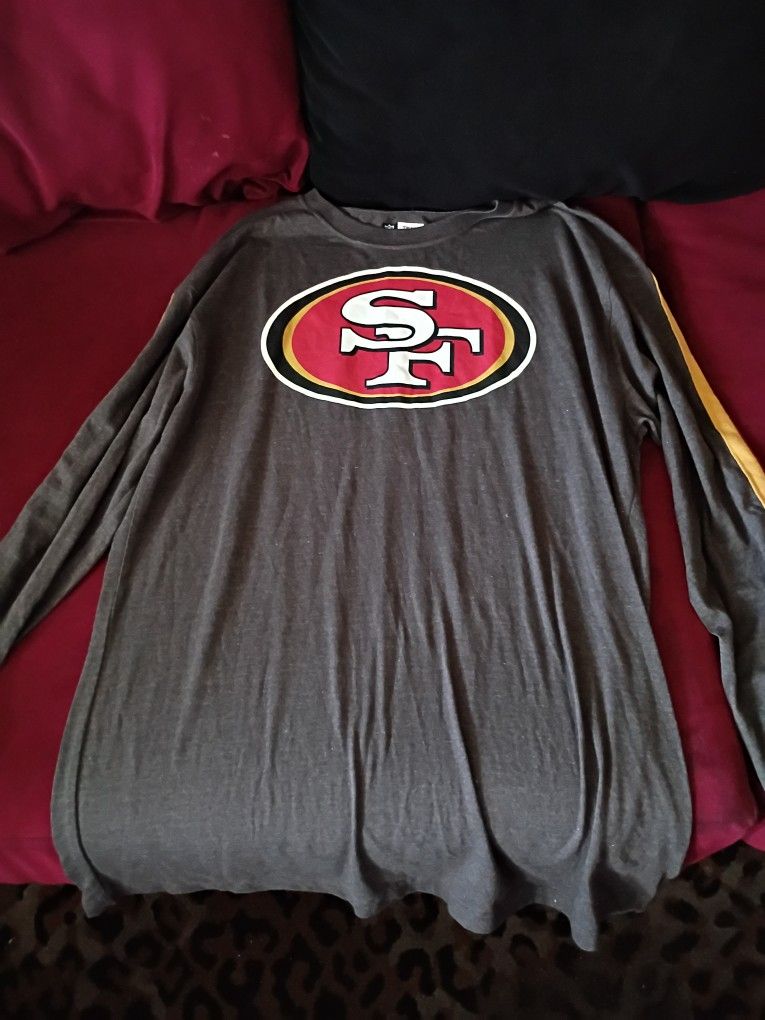 49ers Long Sleeve Shirt Size Large