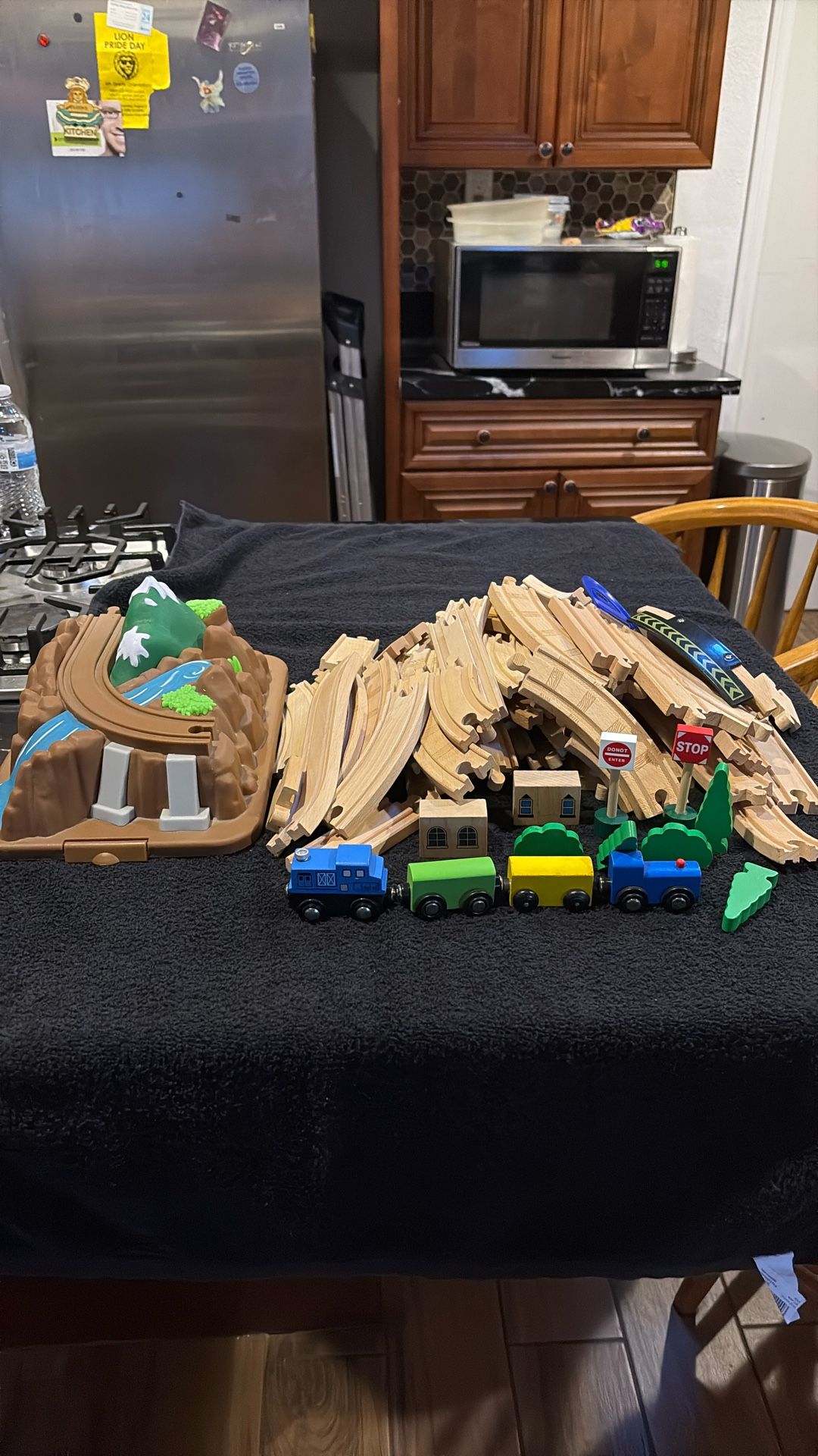 Train Track. & Mountain. & Train