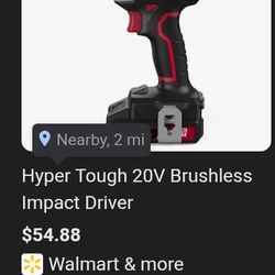 Hypertough 20V Brushless Impact Driver