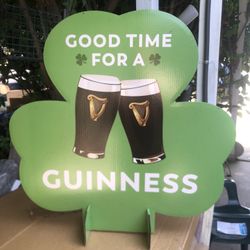 Guinness Shamrock ☘️ Standee