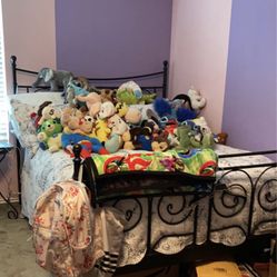 Black Metal Queen Bed Frame