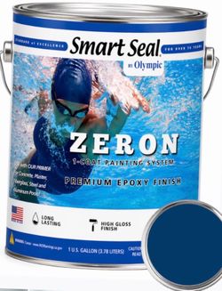 Olympic ZERON Epoxy Pool Paint / Color: Spanish Blue