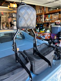 Sissy Bar Seat Rest for Harley Davidson