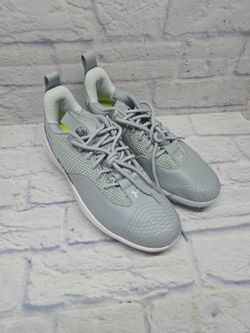 Under Armour Mens Yard Low MT Gray Baseball Metal Cleats Size 11 Bryce Harper