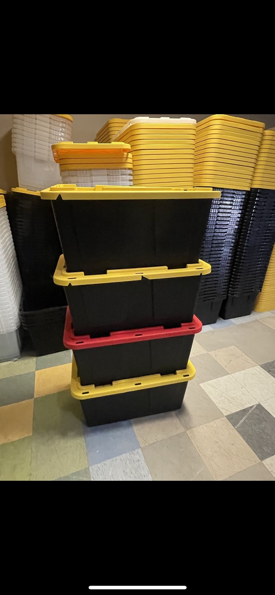 Storage Containers 27 Gallon $10 Each 