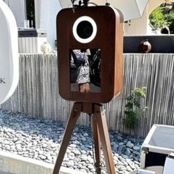 Solid WOOD Photo Booth Shell For Event BUSINESS IPAD 13 pro Size